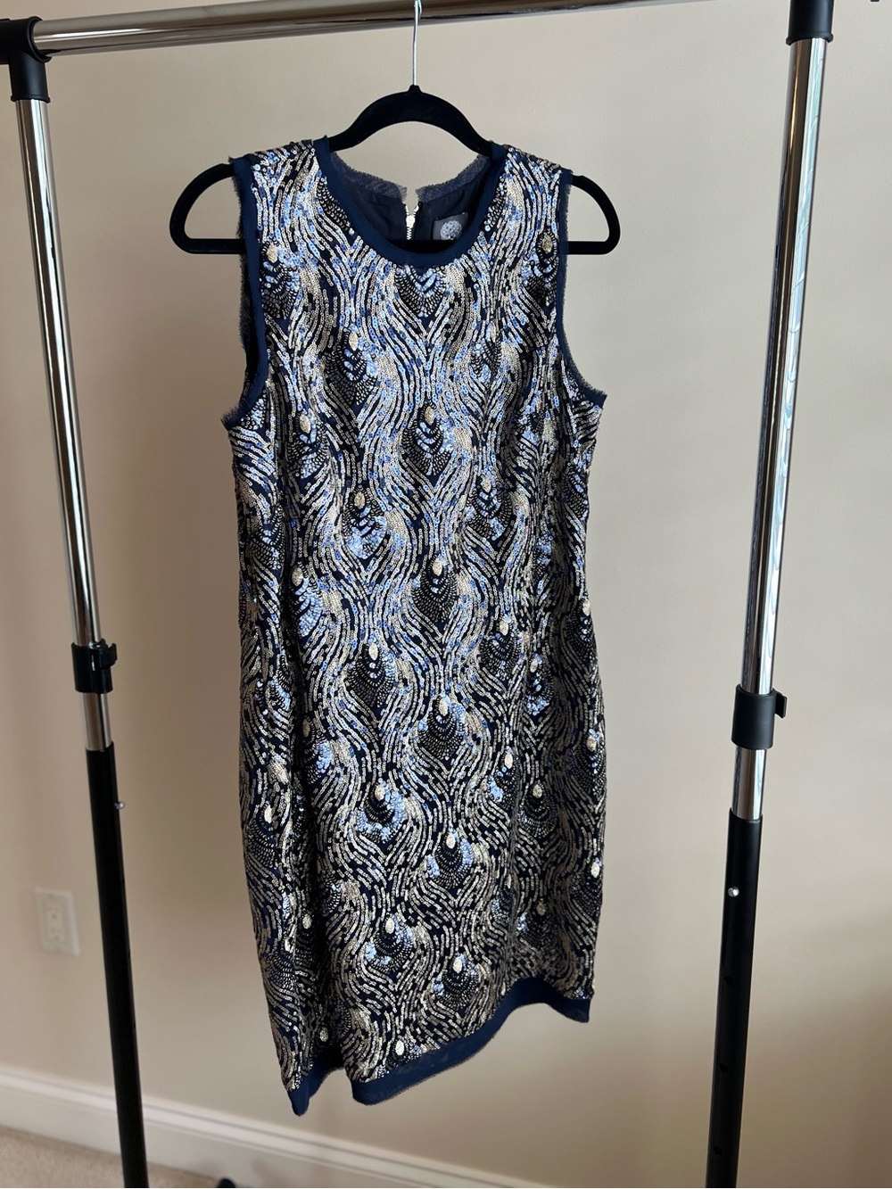 Vince Camuto Sequin Sleeveless Dress